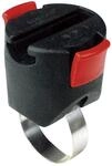 KLICKFix Miniadapter Seilschloss-Halter, Schwarz/Rot , One Size