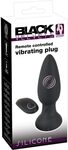 Black Velvets Remote controlled vibrating plug vibrierender Analplug Schwarz One Size