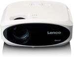 Lenco LPJ-900WH - Beamer - Mini Beamer HD - Projektor - Projector 4k | Klein -