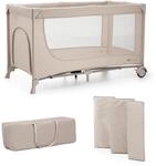 Kinderkraft Joy 2 Kinderbett, 2 in 1 Kinderreisebett, Babybetten, Kinderbett,