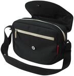 Klickfix Damen Lenkertasche Funbag, schwarz, 25 x 19 x 8cm, 0263S