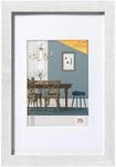 walther design Bilderrahmen weiss 30 x 40 cm mit Kunstglas und Passepartout...