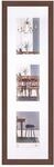walther design Bilderrahmen eiche dunkel 3X 10x15 cm Galerie mit Passepartout,