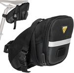 Topeak Satteltasche Mit Befestigungsriemen Aero Wedge Pack, Black, 20 x 11 x 12...
