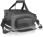 XLC Gep&auml;cktr&auml;gertasche 2501716600, schwarz, 35 x 16 x 18cm, 2501716600