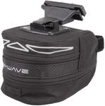 Fahrrad Satteltasche, erweiterbar, Clip-on-Halter, schwarz, Tilburg M von M-WAVE