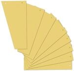 Herlitz 10838381 Trennstreifen Trapez 120x230 mm, Inh.100, gelb (100 St&uuml;ck,...