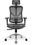 Diablo V-Basic B&uuml;rostuhl Ergonomisch Schreibtischstuhl Drehstuhl mit integrierter