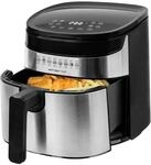 Emerio 4.5 Liter gro&szlig;e digitale Hei&szlig;luftfritteuse TOP AirFryer Frittieren ohne
