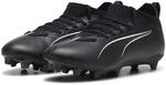 Puma Unisex Youth Ultra 5 Match FG/AG JR Soccer Shoe, Puma Black-Puma White,...