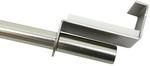 Gardinia 2623 Spannvitrage &Oslash; 9 mm, Metall, ausziehbar 40-60 cm, Titan