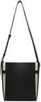 LIEBESKIND BERLIN Leder Schultertasche Hilla Small Pebble Hobo Bag Black schwarz