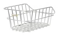 Basil Cento Fahrradkorb hinten &ndash; Aluminium Drahtkorb schwarz &ndash; Wetterfest &