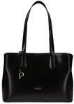 Picard Shopper Damen Black Tie Schwarz | Handtasche aus hochwertigem Echtleder 