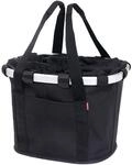 KlickFix Unisex Fahrrad-klappkorb Reisenthel Bikebasket Lenkerkorb, Schwarz, 26...