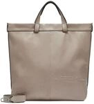 LIEBESKIND BERLIN Leder Schultertasche Shopper Elvira Lamb SF Verna Tote Stone taupe