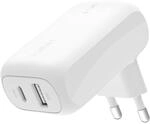 Belkin BoostCharge 42-W-USB-Ladeger&auml;t mit 2 Anschl&uuml;ssen, USB-C- + USB-A-Charger;