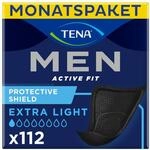 TENA MEN Protective Shield Extra Light - 112 Einlagen im Monatspaket (8 x 14),