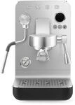Smeg, Manuelle Espresso-Kaffeemaschine MiniPro EMC02BLMEU, Dreifach-Thermoblock,