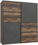 Forte DEDERIK Schrank 170, Kleiderschrank Industrial, Schlafzimmerschrank...