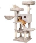 Feandrea Kratzbaum gro&szlig;, Katzenbaum mit weichem Bezug, f&uuml;r gro&szlig;e Katzen,