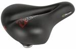 Velo Sattel Plush Gel Elasto, black, 254 x 200 x 90 mm