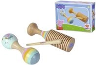 Eichhorn - Peppa Pig doppel Maraca und Ratsche, Kinder musikalisch aktiv Werden