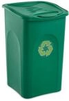 Stefanplast Begreen Abfalleimer, 50 l, Gr&uuml;n