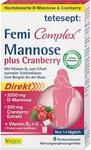 tetesept Femi Complex Mannose plus Cranberry, 1 x 8 Portionsbeutel | Pulver zum