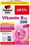 Doppelherz Vitamin B12 500 - Hochdosiert mit 500 &micro;g Vitamin B12 pro Tablette - vegan