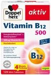 Doppelherz Vitamin B12 500 - Hochdosiert mit 500 &micro;g Vitamin B12 pro Tablette -...