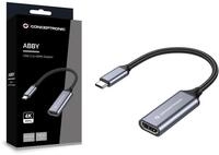 Conceptronic ABBY09G USB-C-auf-HDMI-Adapter, 4K60Hz