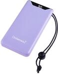 Intenso Powerbank F10000, externer Akku mit PD (20W) & QC (18W), USB-C und USB-A