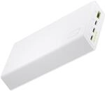 Green Cell Powerbank 20000mAh 22.5W PD USB C Externer Handyakkus Wei&szlig; GC