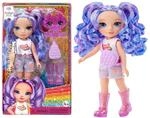Rainbow High Littles - Amethyst Willow - Kleine, Bewegliche Modepuppe - Lila 14 cm