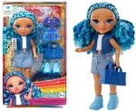 Rainbow High Littles - Sapphire Bradshaw - Kleine, Bewegliche Modepuppe - Blaue 14 cm