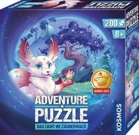 KOSMOS 683597 Adventure Puzzle Das Licht im Zauberwald, 200 Teile, interaktives