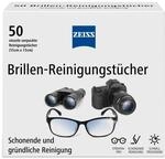 ZEISS Brillen-Reinigungst&uuml;cher mit Alkohol 50 St&uuml;ck zur schonenden & gr&uuml;ndlichen