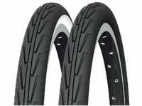 Michelin Rennradreifen CityJ, 37-390 (450A Confort), schwarz/weiß, FA003466035