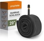 Prophete Fahrradschlauch mit Autoventil, passend f&uuml;r 20 x 1,75 bis 20 x 2,125 Zoll,