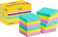 Post-it Super Sticky Notes Cosmic Collection, Packung mit 12 Bl&ouml;cken, 90 Blatt...