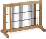 Relaxdays Absperrgitter, ausziehbares Schutzgitter, Treppe & T&uuml;r, HxB: 56x70-108 cm,