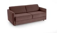 ATLANTIC home collection Schlafsofa Limone, hochwertig gepolstert, braun,