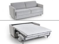 Atlantic Home Collection Schlafsofa LIMONE, hochwertig gepolstert, hellgrau