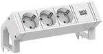 BACHMANN DESK2 White 3xCEE7/3 0,2m GST18 RAL9010