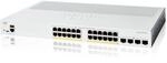 Cisco Catalyst 1200-24P-4X-Smart-Switch, 24-Port-GE, PoE, 4 x 10-GE-SFP+,
