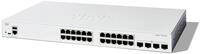 Cisco Catalyst 1300-24T-4X-Managed-Switch, 24-Port-GE, 4 x 10-GE-SFP,