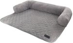 Nobby 61771 Sofamatte eckig PENKA grau; L x B x H: 91 x 74 x 10 cm