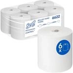 Scott&reg; Control&trade; Rollenhandt&uuml;cher 6622, 1-lagige wei&szlig;e Einweg-Handt&uuml;cher,