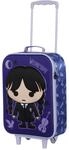 Wednesday Chibi-Soft 3D Trolley-Koffer, Lila, 17 x 33 x 52 cm, Kapazit&auml;t 26 L